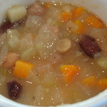 フルーツパーラー附木屋 - ミネストローネのお代わり