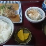 つくし食堂 - サバの味噌煮定食