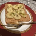 TORIBA COFFEE - ピーナッツバターとバナナのトースト700円(2026.2)