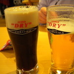 アサヒビール博多工場 - エクストラコールドは２種類飲めます。