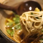 つきじ 文化人 - 芹そば1,030円＝15年1月