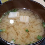 お食事処 北の屋 - （※写真7）味噌汁
