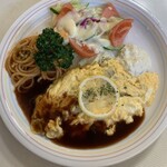 マツモト・カフェ・レストラン - 料理写真:オムホタテ　850円　ライス大盛り　＋50円