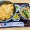 手打ちめん処 玉屋 - かつとじ丼　ミニうどん付き。