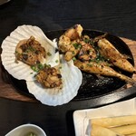 うお家 905 - 905セットでホタテ、イカ、フグなどの焼き物です。ホタテが美味しかった〜