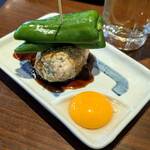 やきとりにしだ場 - 料理写真:ピーマンつくね￥450