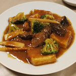 大新園 - しいたけと豆腐の煮込み(1980円)