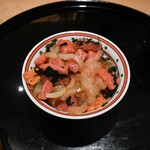 まき村 - けんさき、たいづけ、ぼたんづけ、うに