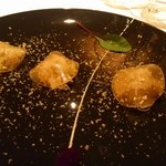 レ セゾン - 2015 01 毛ガニのジュレをラビオリに見立てて