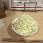 とんかつ そら - キャベツとポテマカタマサラダ