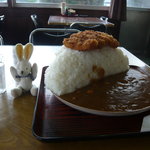 手打ちうどん 山崎屋食堂 - 大盛カツカレー　750円