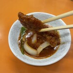 關白 - この大きさのカツが8個入っています