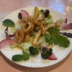 味のレストラン えびすや - イカのオリーブオイル揚げ