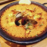 バル エスパニョール ロス アミーゴス - 魚介のパエリア