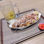 道頓堀 たこ八珍 - たこ焼きとハイボールセット（100円引き）