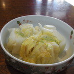 むさし家 - ４人前はありそうな漬物