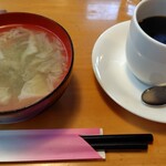 あれい - コーヒーとサービスのみそ汁