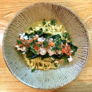 麺 㐂色 - 料理写真:【限定】牡蠣和えそば(2,000円)