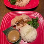 アジアン キュイジーヌ エー・オー・シー - ランチBセット（海南チキンライス～カオマンガイ～、烏龍茶）