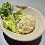 煎り酒と麺 しもきはら - ポテトサラダ