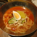 焼肉 山水 - 27年1月　冷麺ハーフ