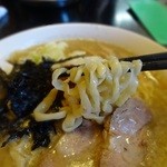 煮干中華 あさり - 平打ち縮れ麺