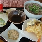 火然 - 天ぷらそばセット