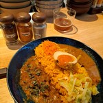 餐事 - チキンスパイスカレー&きのことかぼちゃ