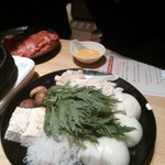 Sukiyaki Ichiban - 食べ放題の野菜盛り