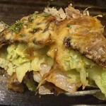 味乃家 - 味乃家ミックスお好み焼き　自家製のソースがうまい