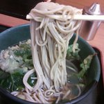 六花そば - ちゃぶ屋にも卸しているという、かちどき製粉の小麦が使用された麺。六花そば用は特段いいということも無い（笑）