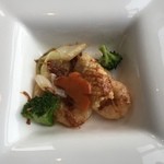 眺遊楼 - 海老とスルメイカの炒めもの、XO醤ソース