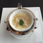 眺遊楼 - 蟹肉入りフカヒレスープ