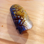 鮓 村瀬 - 小鰭　黄身酢おぼろ