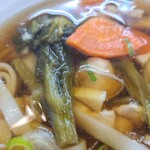 きしめん 住よし - 菜の花とけんちんの具