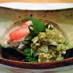 新ばし 星野 - 浜坂産の茹で松葉がに(201５.1)