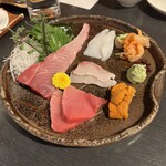 うまいもの 楽味 - 刺身　お任せ