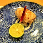 新ばし 星野 - 焼き物：鯛/網焼き(201５.1)