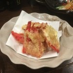 ぶんぶく - 紅ショウガの天ぷら