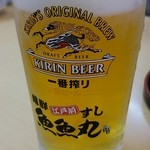 魚魚丸 - 生ビール５１８円(201501)