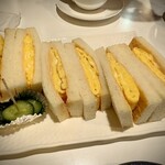 モカ - 料理写真:たまごサンドセット 700円