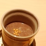 銀座 よし澤 - 〆の甘味は黒豆のお汁粉　これ☆４