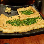 銀座酒場 マルハチ - 2015.01　うまかもんコース：京都久在屋 お揚げさん