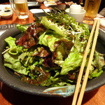 銀座酒場 マルハチ - 2015.01　うまかもんコース：特製 ごま油のサラダ