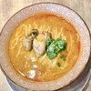 Noodle いたば - 辛牡蠣味噌ラーメン真上から