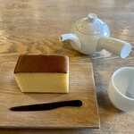 松華堂菓子店 - カステラセット　ほうじ茶