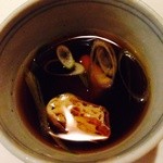 隆兵そば - 生麩、湯葉、ネギ&蕎麦湯♪