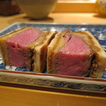 器楽亭 - 牛ヒレカツサンド