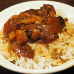 富覇王猪脚 - 25TWD『魯肉飯』(100円)2015.1