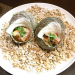 KAKIYA シェル＆シュリンプ - さざえとベーコンのアーリオ・オーリオ￥８８０⇒７８０☆♪